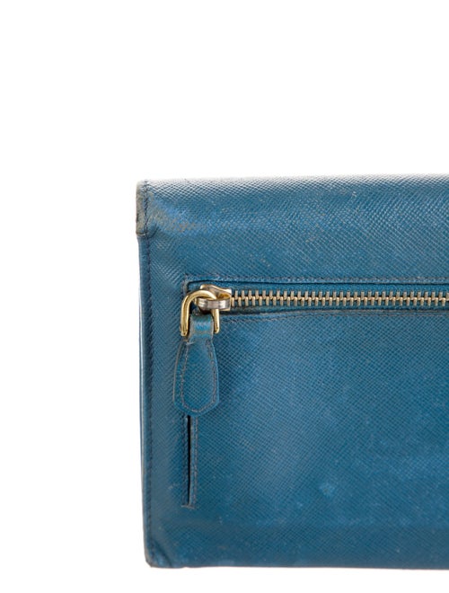 Prada Saffiano Lux Leather Continental Wallet