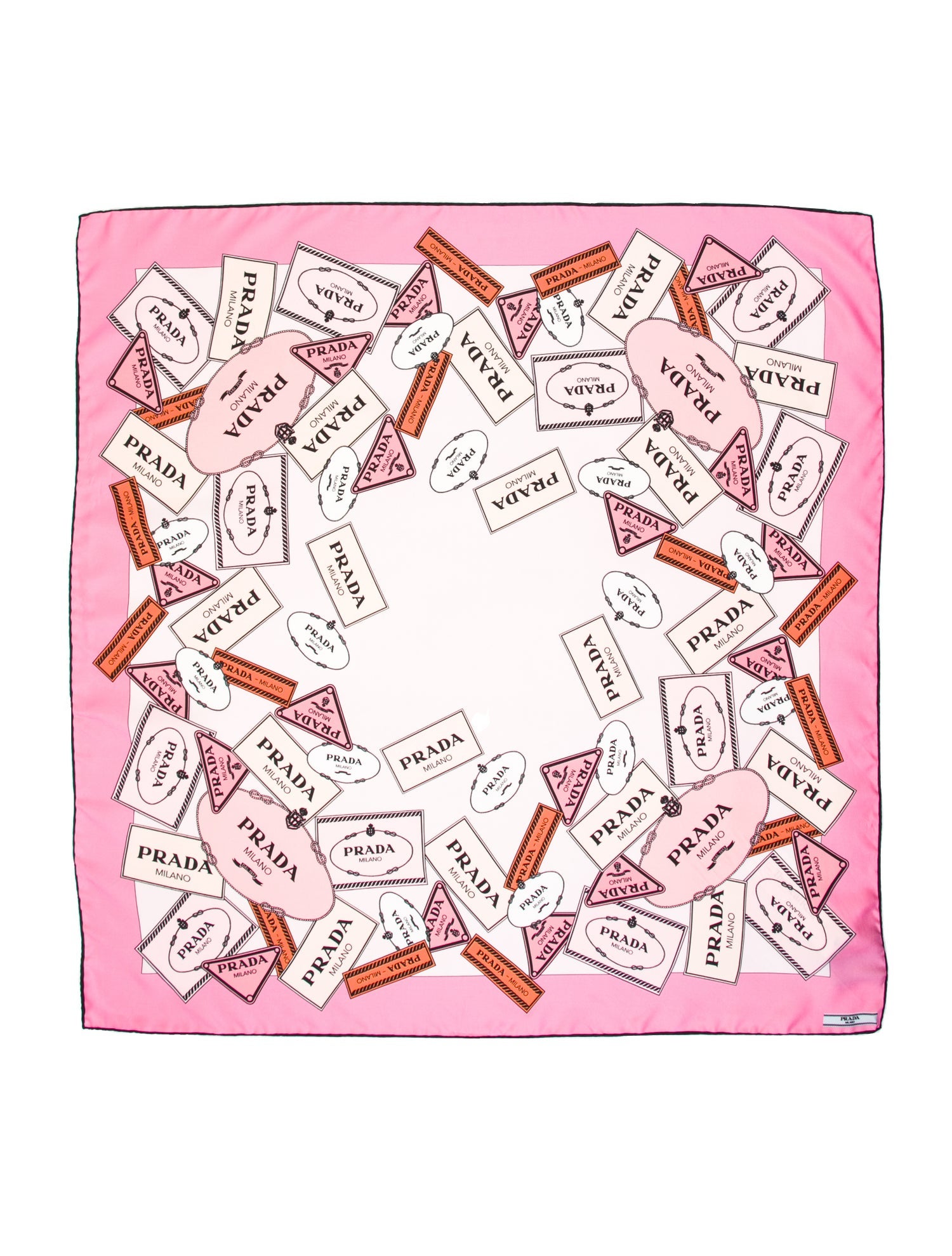 Prada Silk Printed Scarf