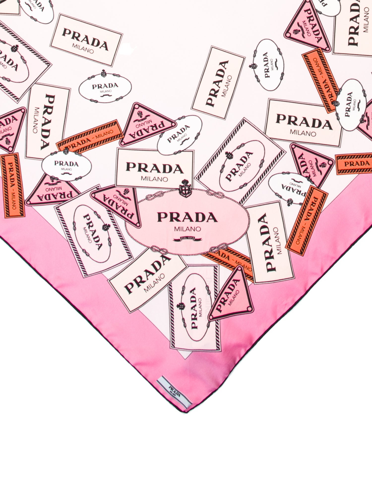 Prada Silk Printed Scarf