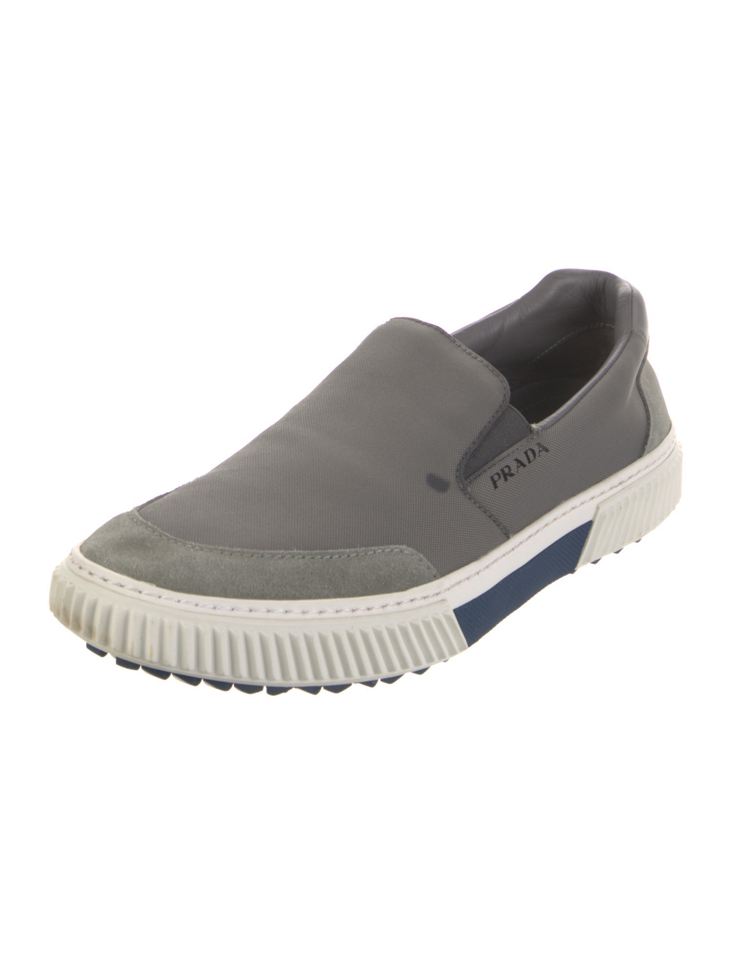 Prada Leather Printed Sneakers