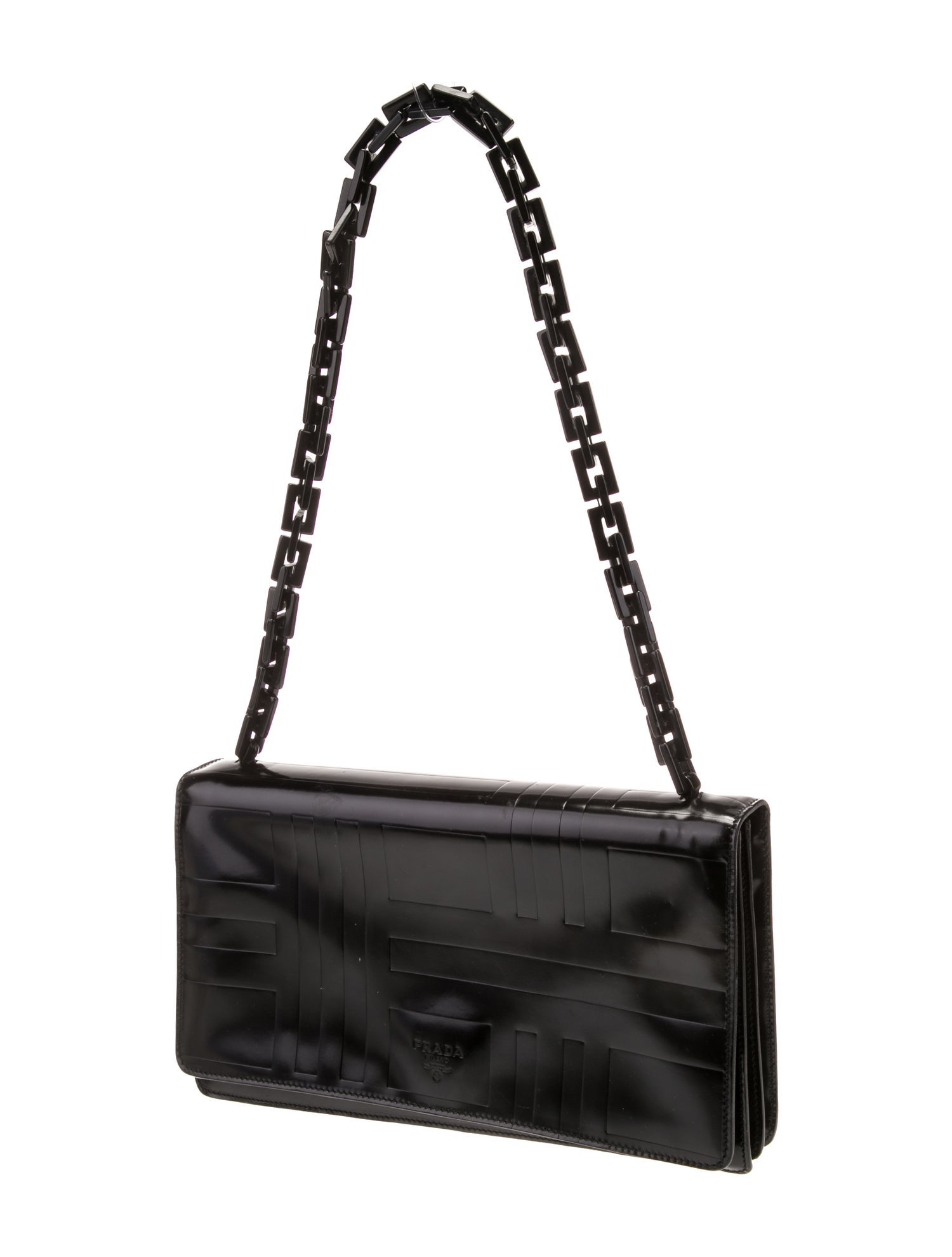 Prada Patent Leather Shoulder Bag