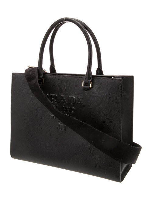 Prada Saffiano Lux Leather Top Handle Bag