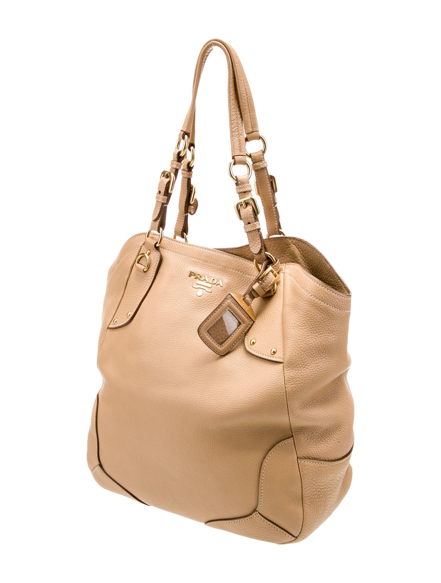 Prada Vitello Daino Leather Shoulder Bag