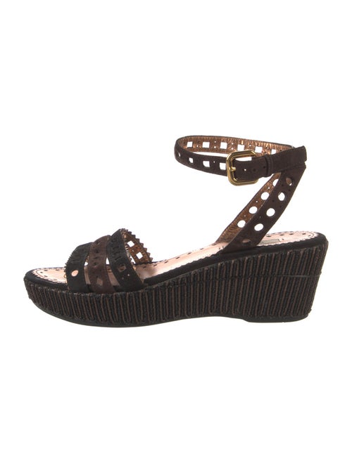 Prada Suede Lasercut Accents Espadrilles