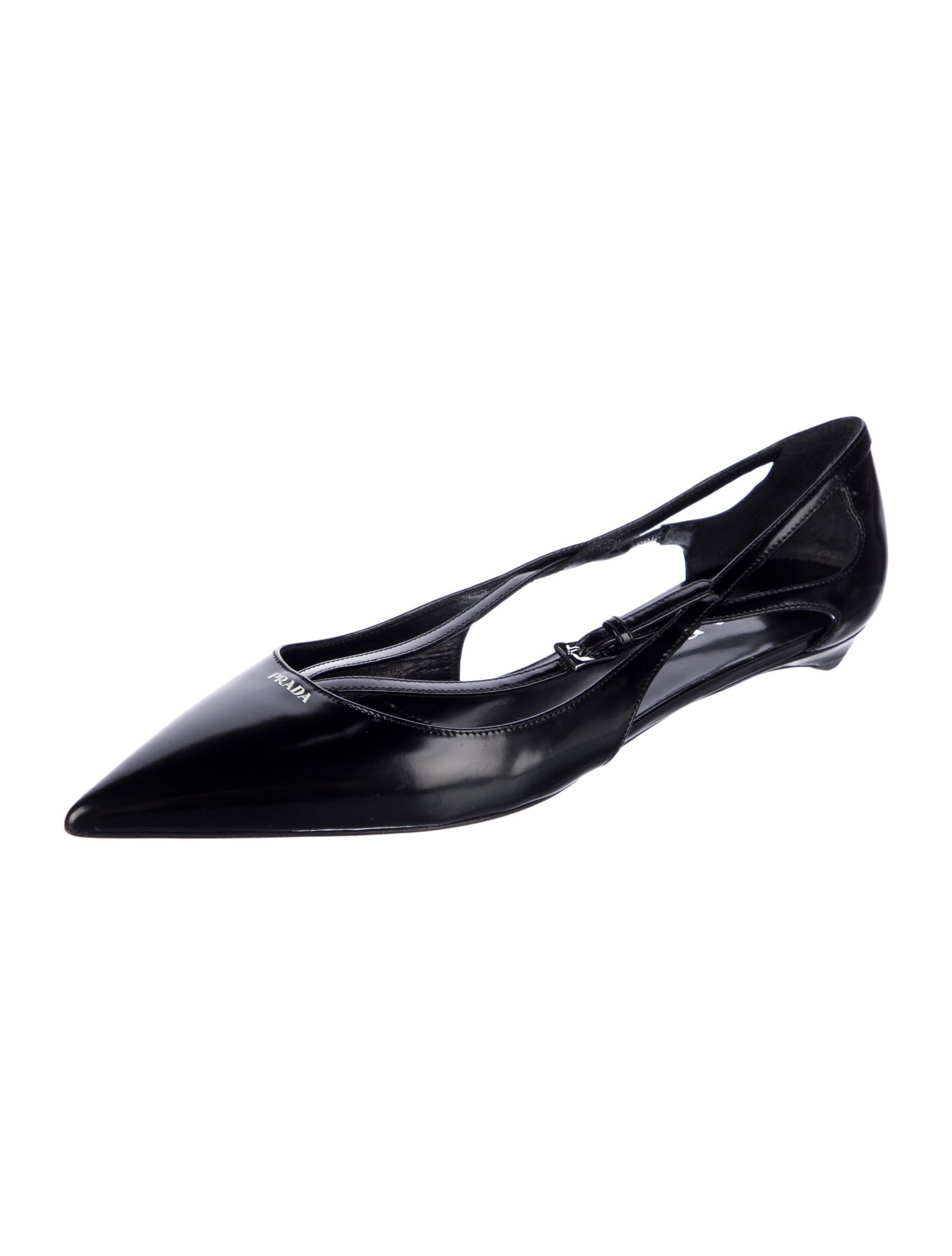 Prada Leather Ballet Flats