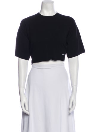 Prada 2021 Crew Neck Crop Top