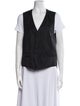 Prada 2021 Enameled Metal Triangle Suit Vest