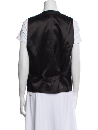 Prada 2021 Enameled Metal Triangle Suit Vest