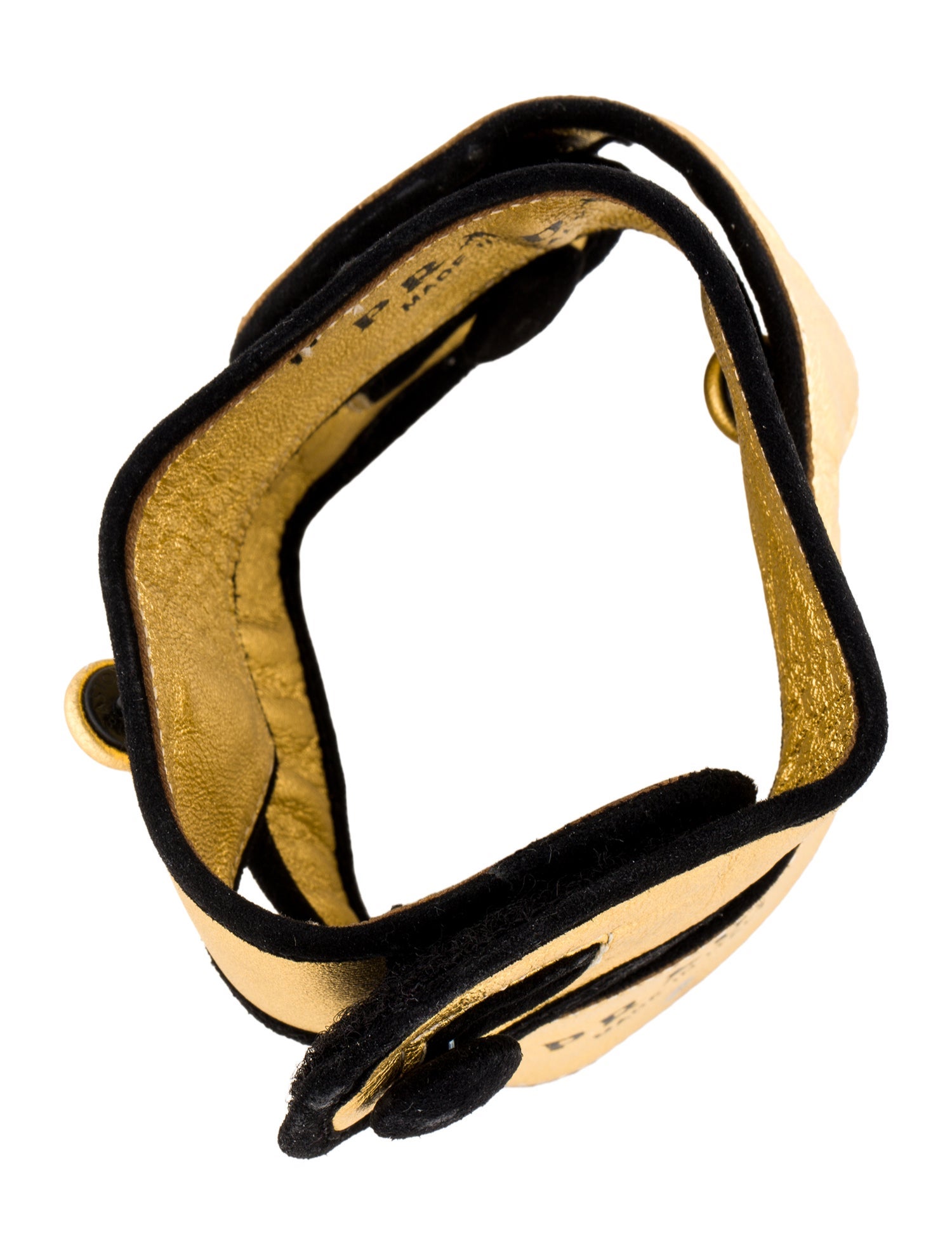 Prada Leather & Suede Convertible Anklet Wrap Bracelet Set