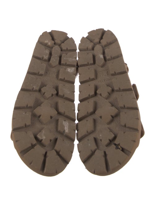 Prada Leather Slingback Sandals