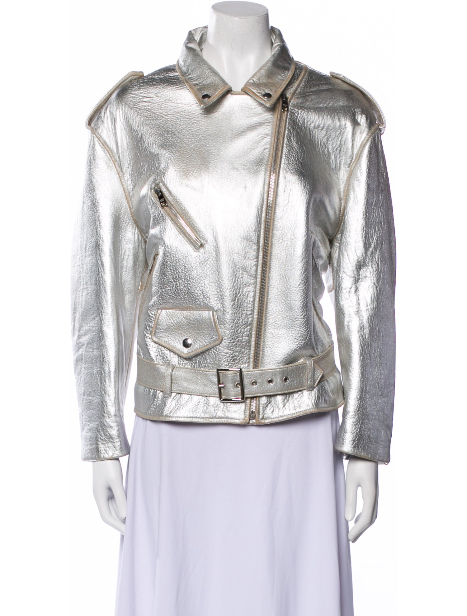 Prada 2018 Leather Biker Jacket