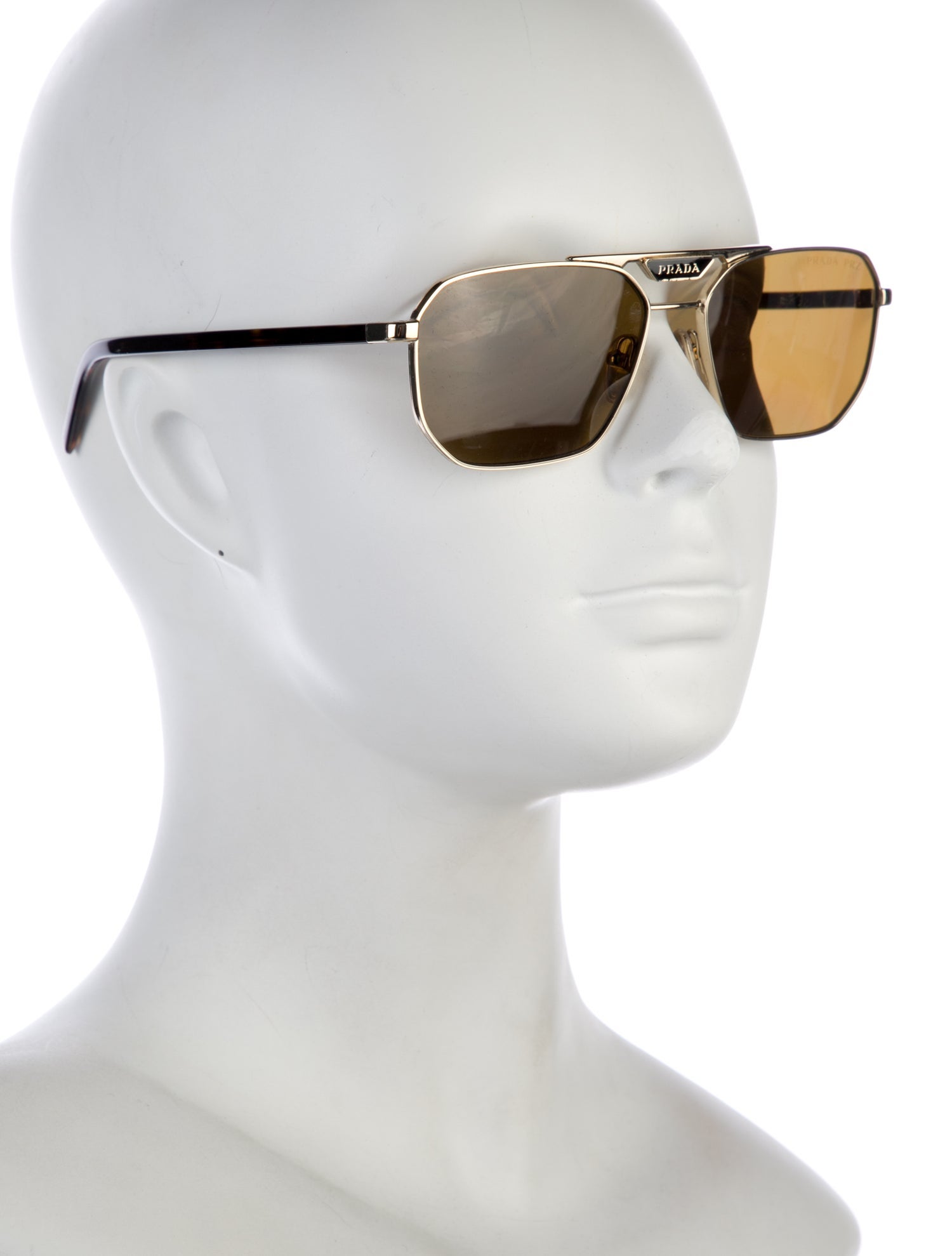 Prada Square Tinted Sunglasses