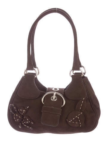 Prada Nubuck Shoulder Bag