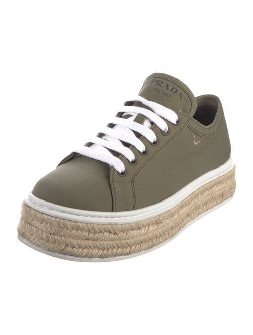 Prada Canvas Espadrille Sneakers