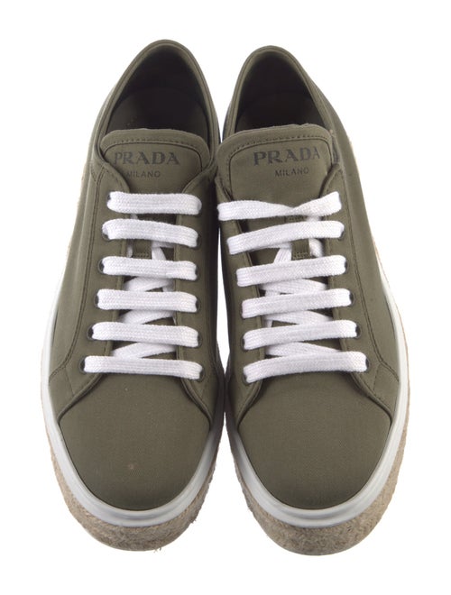 Prada Canvas Espadrille Sneakers