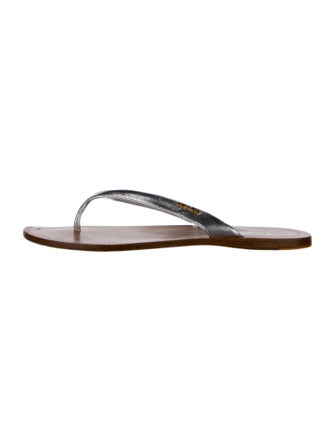 Prada Leather Flip Flops