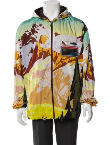 Prada Outerwear 2017 Printed Jacket XXL