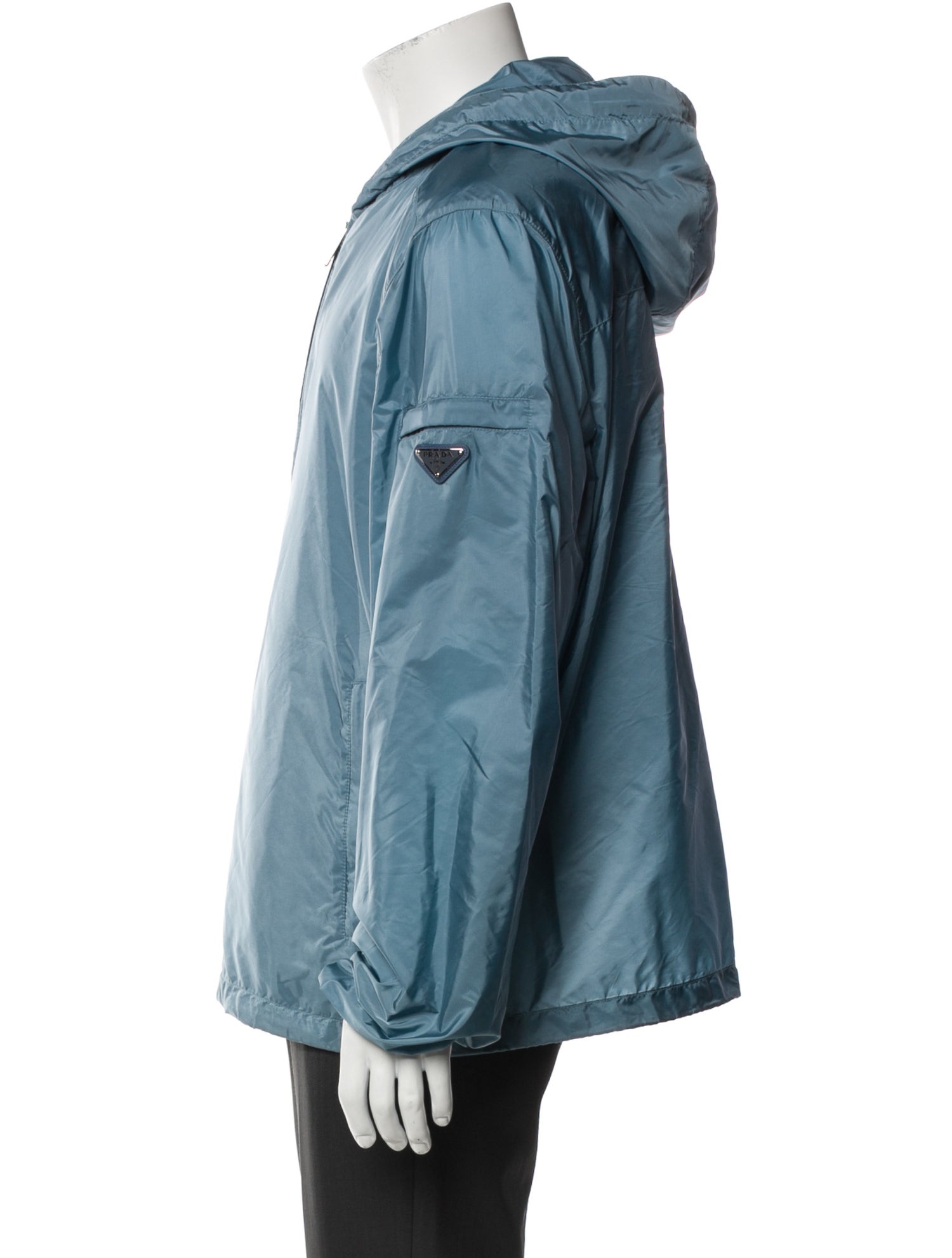 Prada 2015 Enameled Metal Triangle Jacket