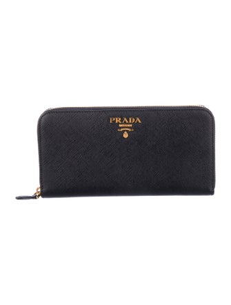 Prada Saffiano Lux Leather Continental Wallet