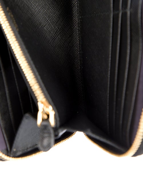 Prada Saffiano Lux Leather Continental Wallet