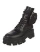 Prada Leather Combat Boots