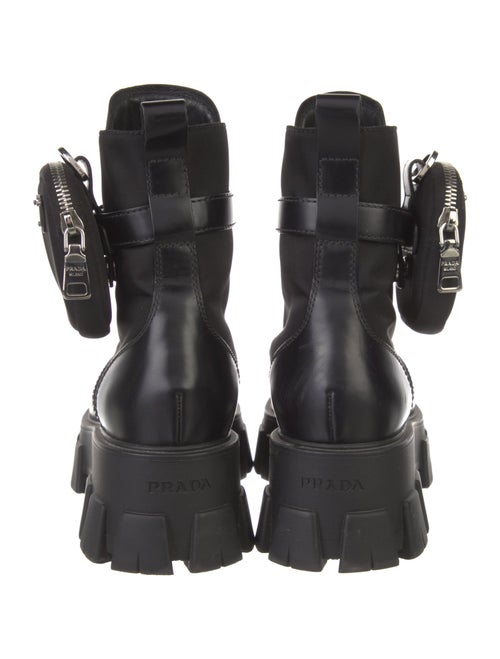 Prada Leather Combat Boots