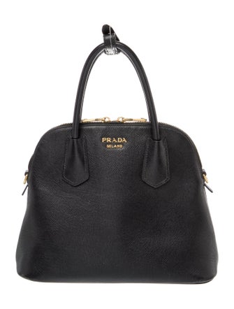 Prada Saffiano Cuir Leather Top Handle Bag