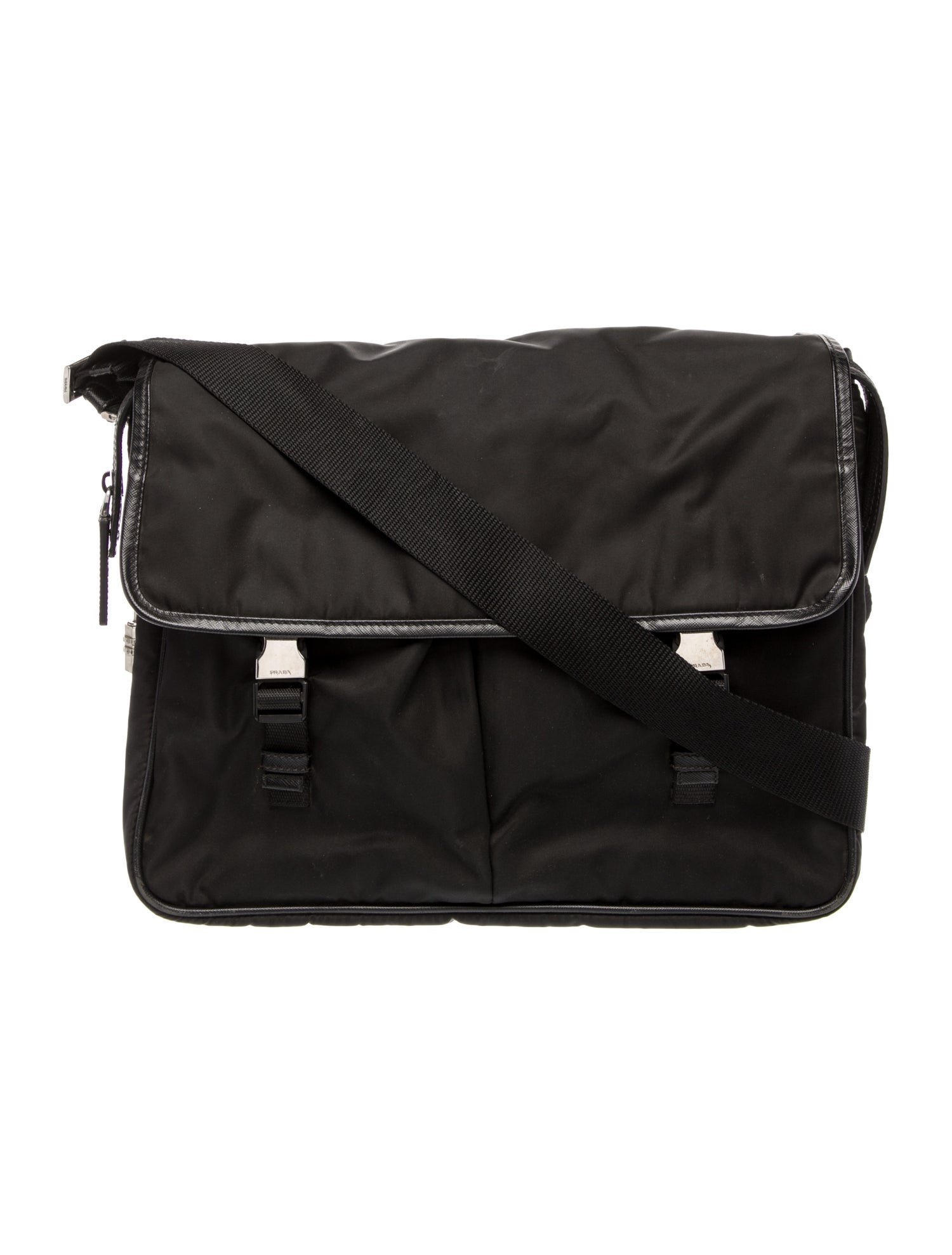 Prada Saffiano Leather Messenger Bag