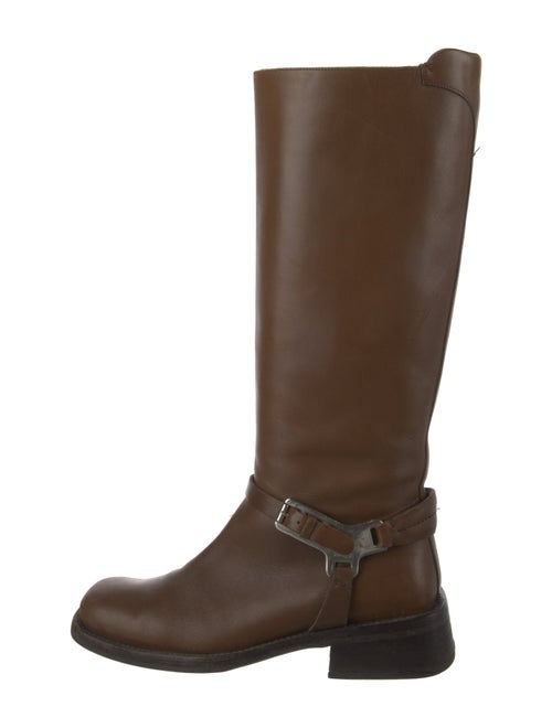 Prada Leather Riding Boots