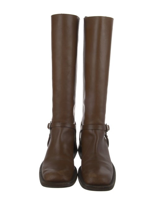 Prada Leather Riding Boots