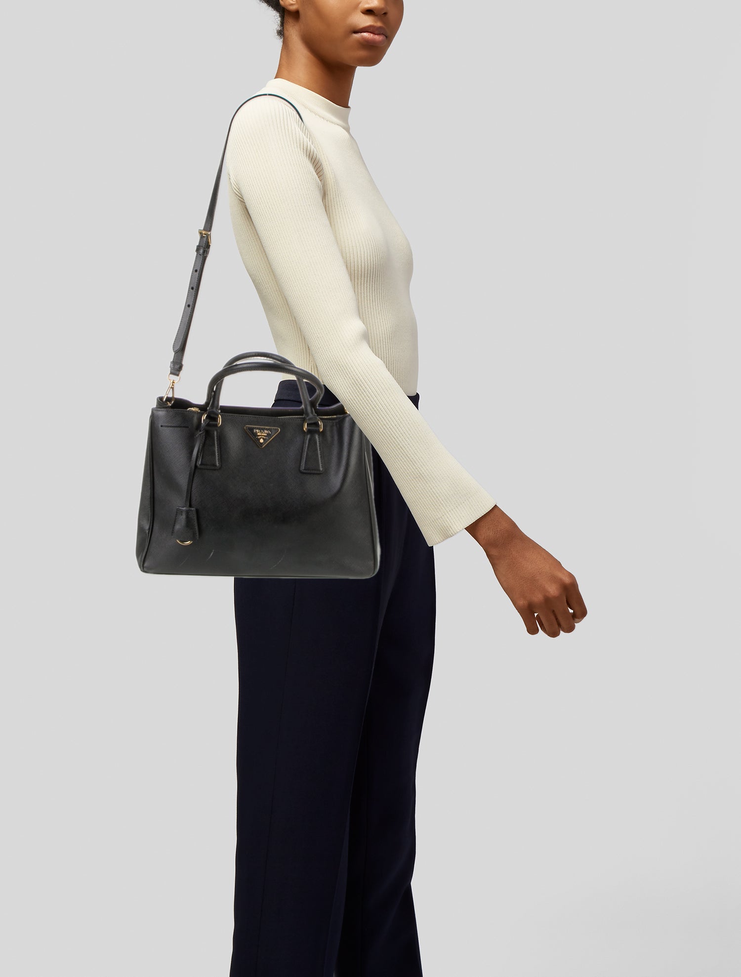 Prada Saffiano Lux Leather Galleria Tote