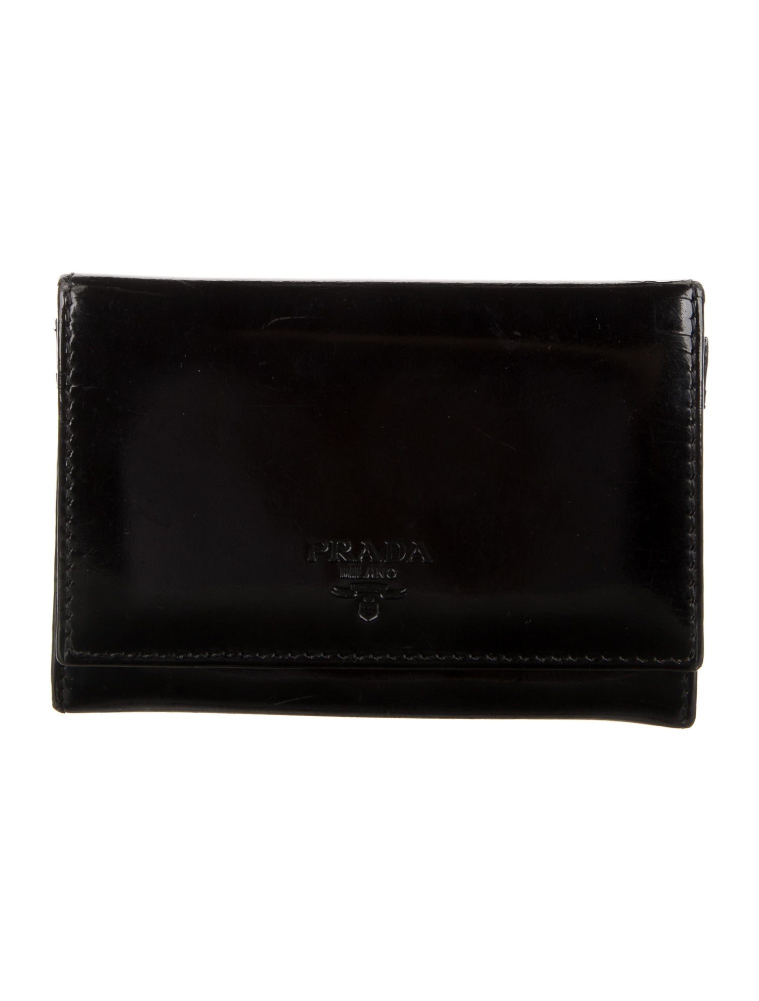 Prada Patent Leather Card Holder