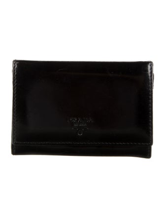 Prada Patent Leather Card Holder