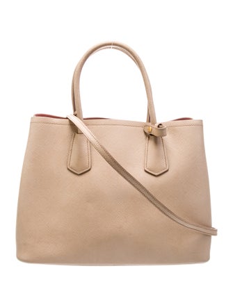 Prada Saffiano Leather Double Tote Medium