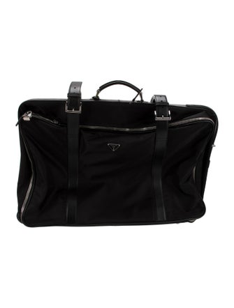Prada Prada Tessuto Nylon Saffiano Rolling Duffle