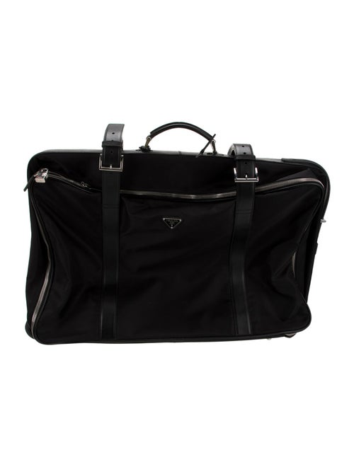 Prada Prada Tessuto Nylon Saffiano Rolling Duffle