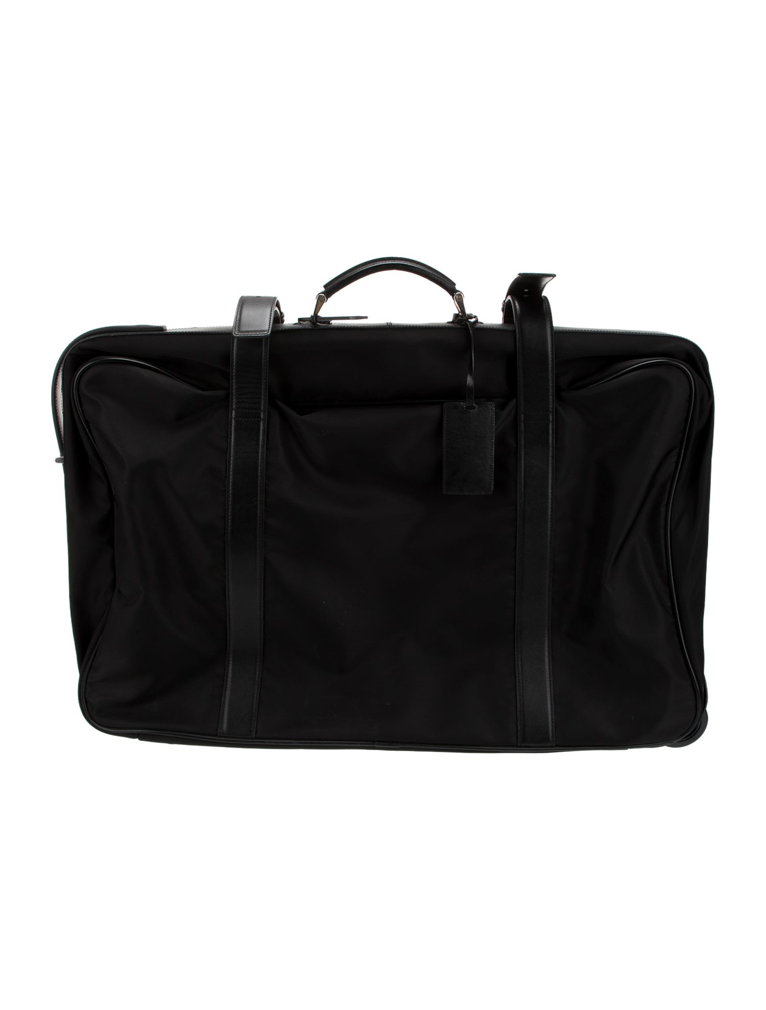 Prada Prada Tessuto Nylon Saffiano Rolling Duffle