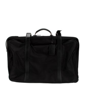 Prada Prada Tessuto Nylon Saffiano Rolling Duffle