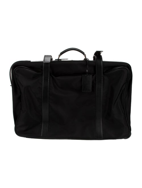 Prada Prada Tessuto Nylon Saffiano Rolling Duffle