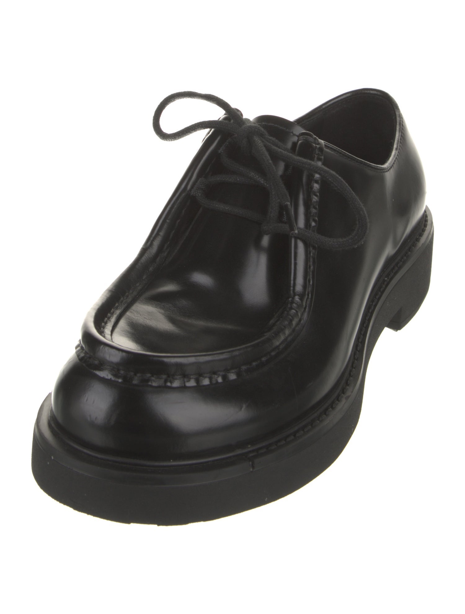 Prada Leather Derby Shoes
