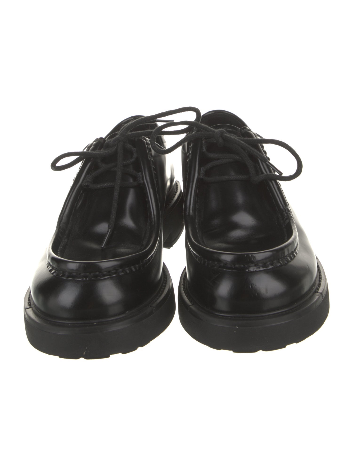 Prada Leather Derby Shoes