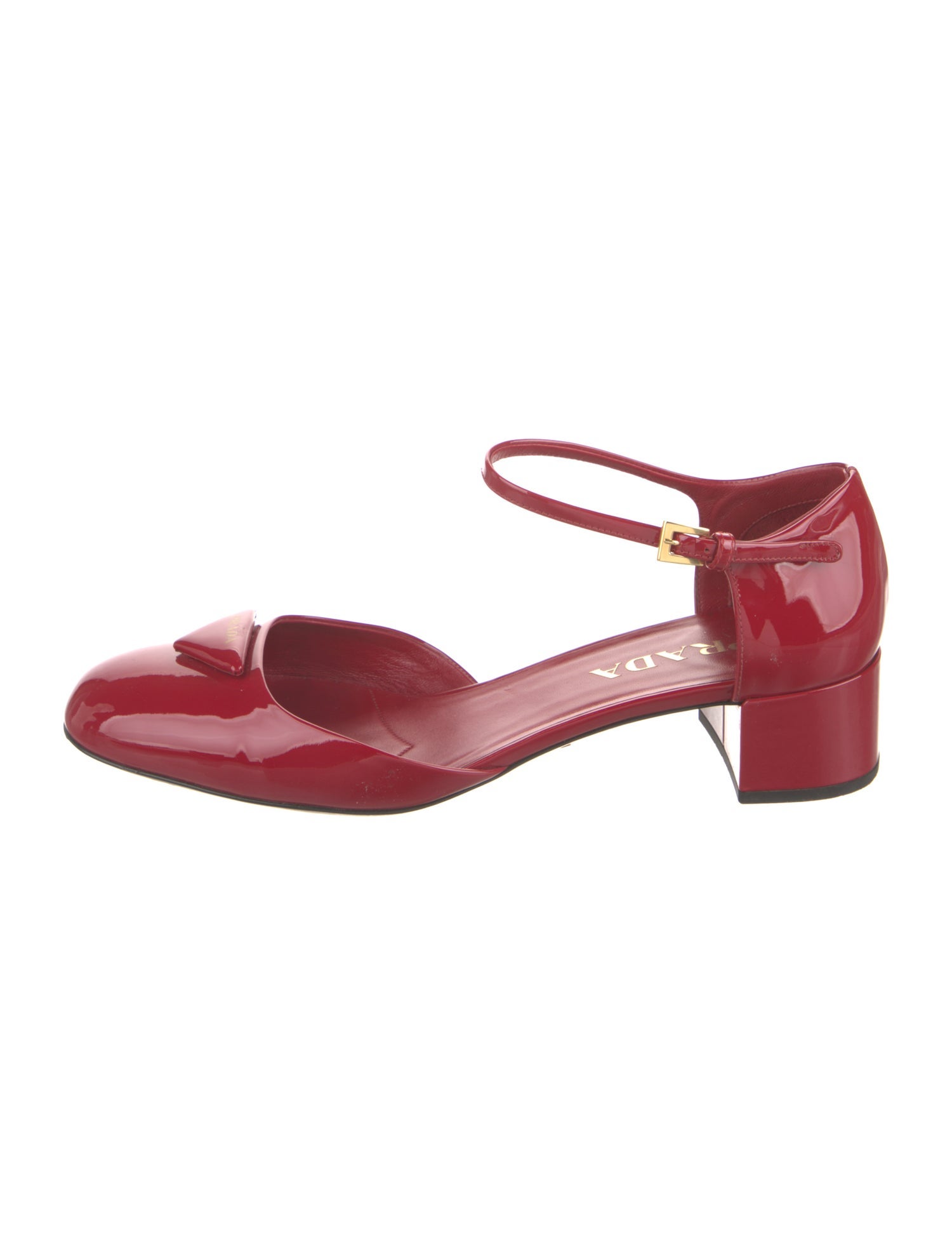 Prada Patent Leather D'Orsay Pumps