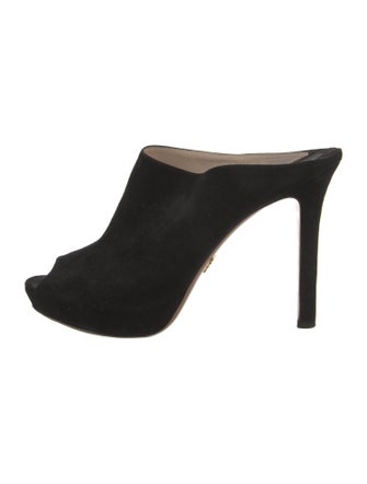 Prada Suede Mules