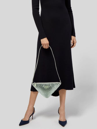 Prada Crystal Triangle