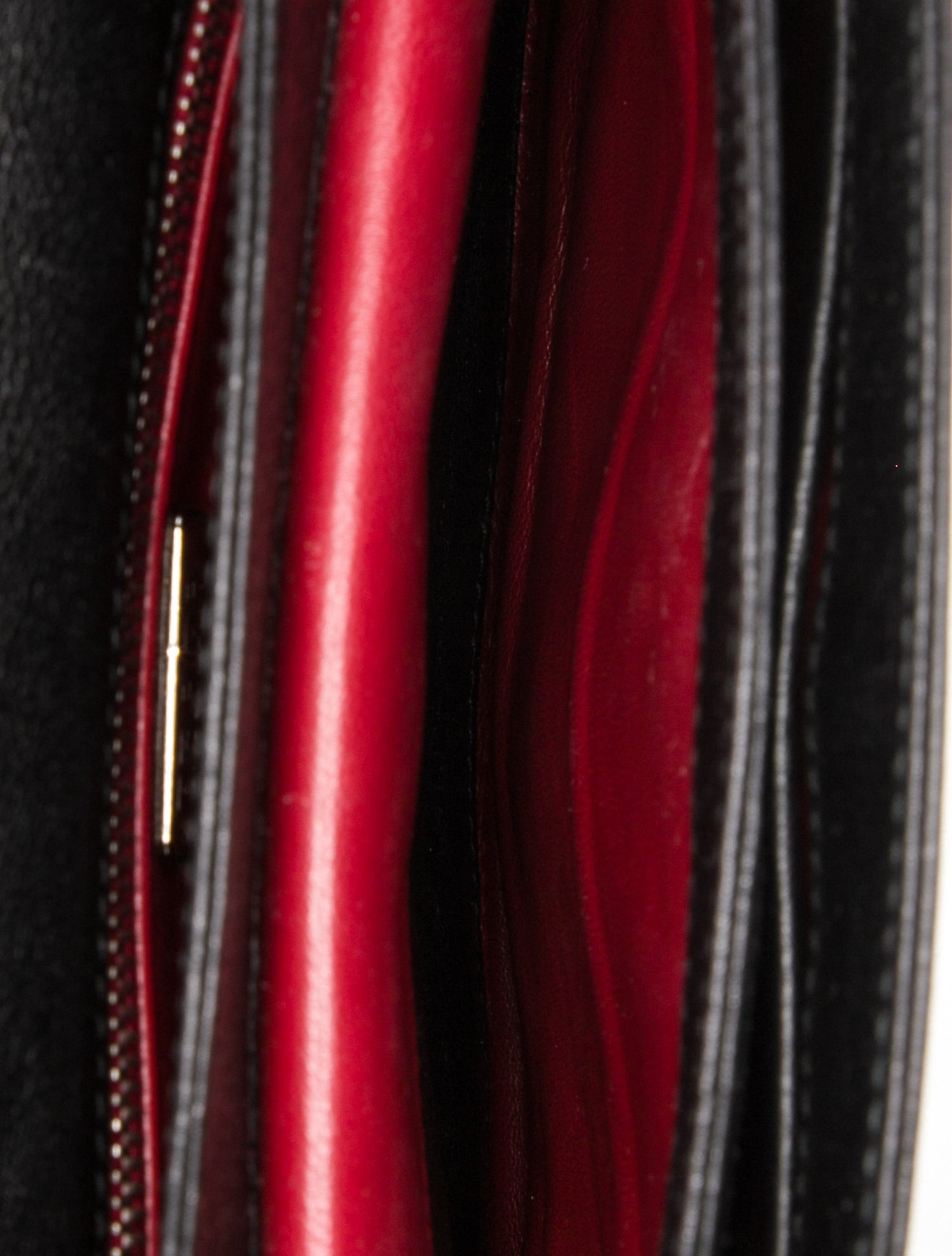 Prada Enameled Metal Triangle Messenger Bag