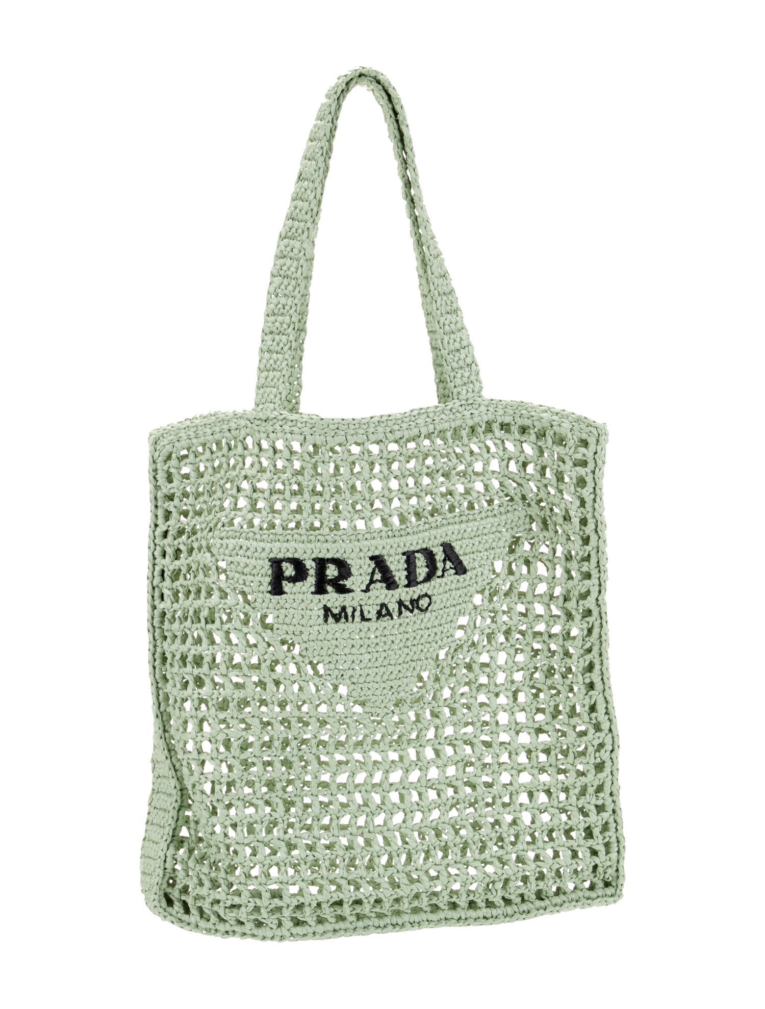 Prada Raffia Grass Tote