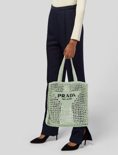Prada Raffia Grass Tote
