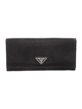 Prada Tessuto Continental Wallet