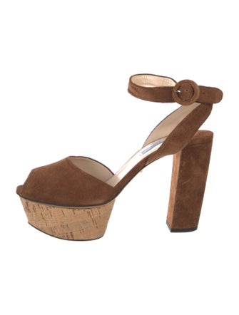 Prada Suede Sandals