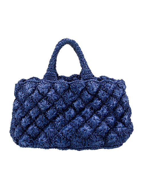 Prada Raffia Grass Top Handle Bag